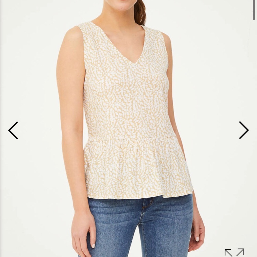 Loft Peplum Shirt